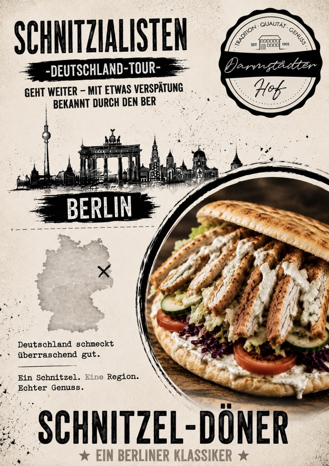Schnitzialisten Deutschland-Tour Berlin – Schnitzel-Döner