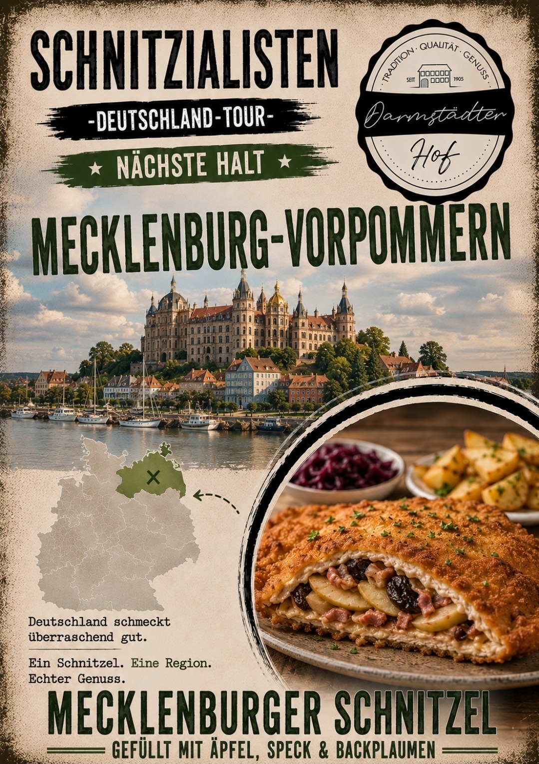 Schnitzialisten Deutschland-Tour Mecklenburg-Vorpommern – Mecklenburger Schnitzel